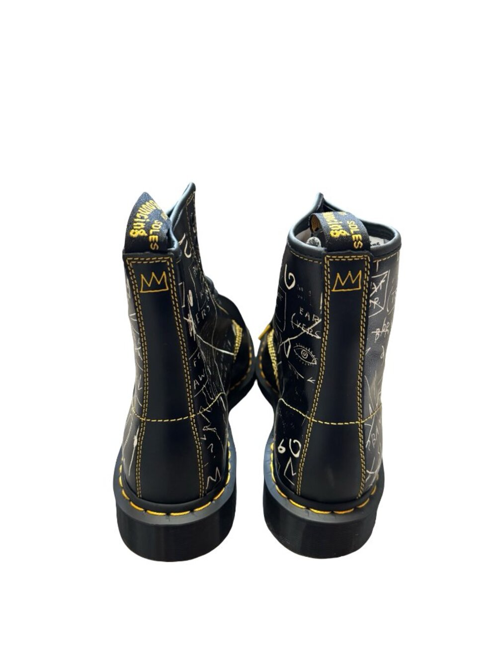 Dr. Martens x Jean-Michel Basquiat 1460 Beat Bop Leather Boots Mens 10/Womens 11 - Picture 5 of 8